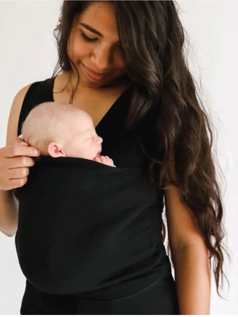 Lulabu Soothe Black Mommy top Large